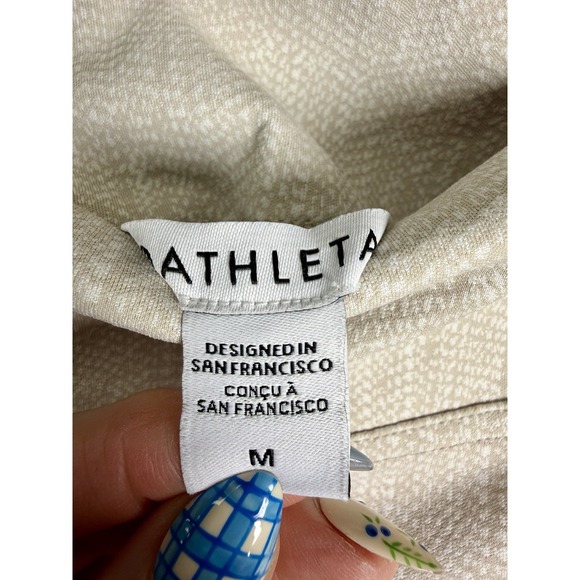 Athleta Delancey Skyline Herringbone Tight Leggings Ankle Zip Size Medium - Picture 5 of 10